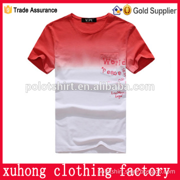 2015 Peijiaxin Fashion Design Casual Style Fine Cotton Custom Elongated T-shirt